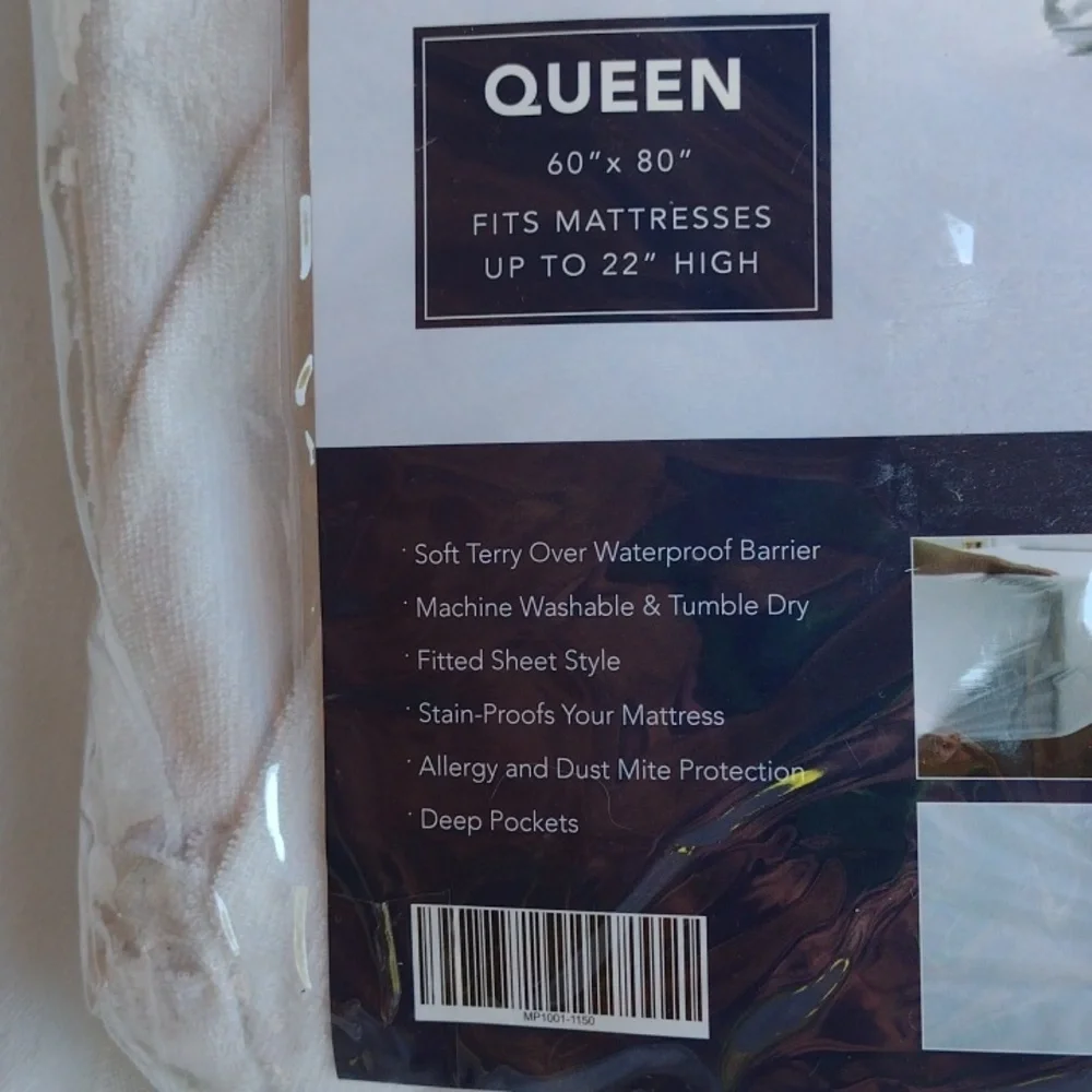 NEW PREMIUM WATERPROOF MATTRESS PROTECTOR- QUEEN SIZE